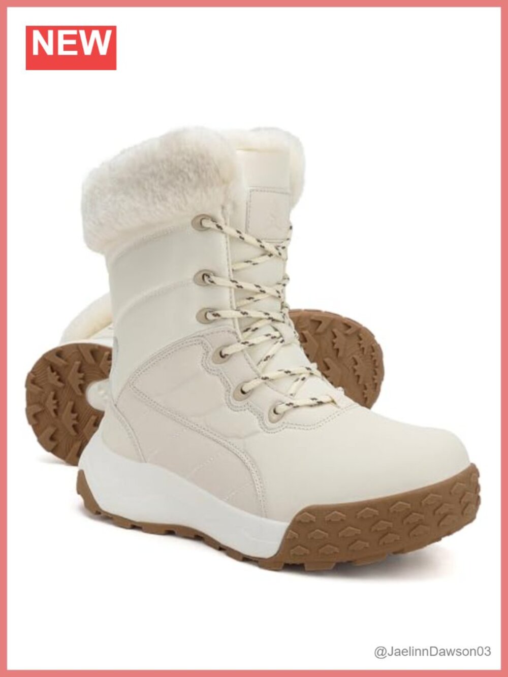 Women's Waterproof Snow Boots Anti-Slip Winter Shoes